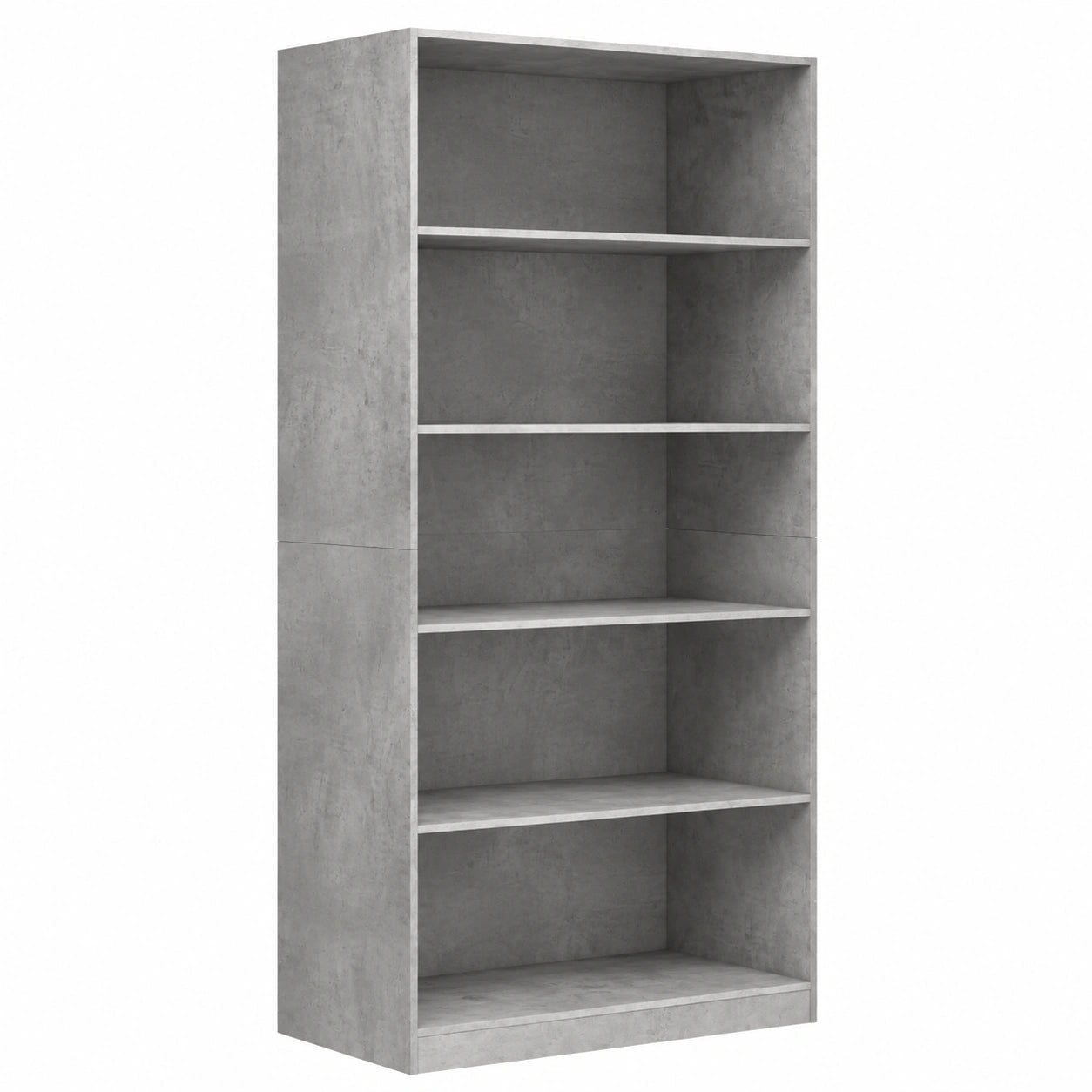 Guardaroba multifunzionale in legno grigio cemento con ante scorrevoli, 100x50x200 cm